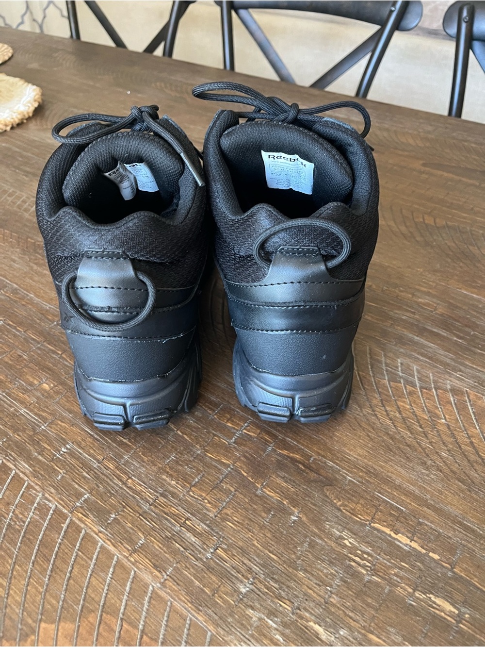 Reebok Black Men's closed toe work Boots/shoes - Picture 3 of 7